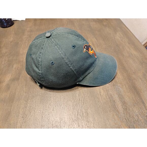 Vintage 90s Baltimore Orioles Baseball Hat Green Adjustable *Tag Unreadable* - Picture 3 of 8